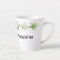Modern Green House Plants Personalised Latte Mug