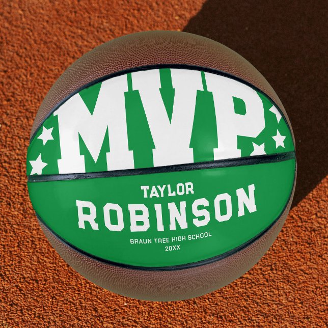 Modern Green MVP Basketball Keepsake Gift (Creator Uploaded)