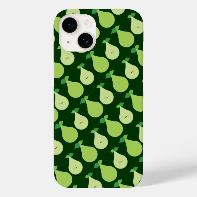Modern Green Pear SG7 Case (Back)