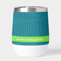 Modern Green Personalised Name 