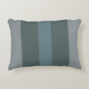 Modern Green Shades Colour Block Decorative Cushion