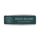 Modern Green Silver Business Logo