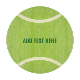 Modern Green Tennis Ball Gift Cutting Board