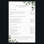 Modern, Greenery Flyer<br><div class="desc">Modern,  Greenery Flayer in black-gray,  white,  green,  blue gold.Edit your product in minutes by adding your data. You can change the font/color/position by "further personalize".</div>