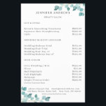 Modern, Greenery Flyer<br><div class="desc">Modern,  Greenery Business Card in black and grey,  white,  green silver.Edit your product in minutes by adding your data. You can change the font/colour/position by "further personalise".</div>