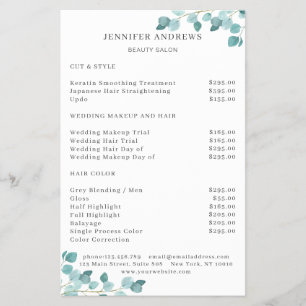 Modern, Greenery Flyer