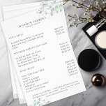 Modern, Greenery Flyer<br><div class="desc">Modern,  Greenery Flayer in black-grey,  white,  green,  blue gold.Edit your product in minutes by adding your data. You can change the font/colour/position by "further personalise".</div>