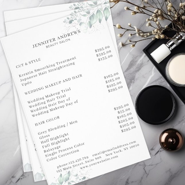 Modern, Greenery Flyer (Creator Uploaded)