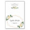 Modern Greenery Gold Ivory Floral Place Card
