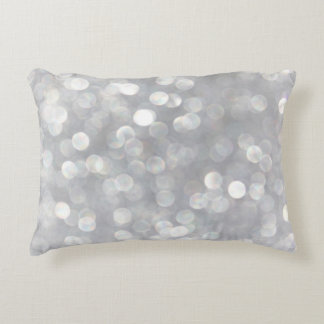 Modern Grey Abstract Lights Decorative Pillow