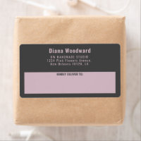 Modern Grey and Mauve Shipping