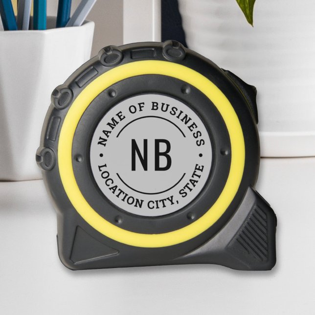 Modern Grey Business Monogram Stamp Tool 1 (Creator Uploaded)