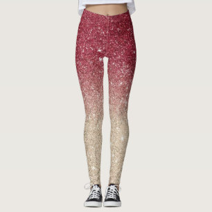 Modern Grey Glitter Sparkles Leggings