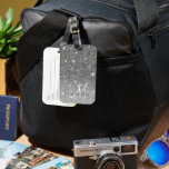 Modern Grey Glitter Sparkles Personalised Name Luggage Tag<br><div class="desc">Introducing the exquisite Modern Grey Glitter Sparkles with Personalised Name product, a stunning combination of contemporary design and personalised elegance. This product features a captivating backdrop in a modern shade of grey, exuding sophistication and style. The subdued yet chic colour sets the stage for the mesmerising sparkle of glitter, which...</div>