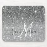 Modern Grey Glitter Sparkles Personalised Name Mouse Pad<br><div class="desc">Introducing the exquisite Modern Grey Glitter Sparkles with Personalised Name product, a stunning combination of contemporary design and personalised elegance. This product features a captivating backdrop in a modern shade of grey, exuding sophistication and style. The subdued yet chic colour sets the stage for the mesmerising sparkle of glitter, which...</div>