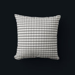 Modern Grey Grey White Geometric Patterns Custom Cushion<br><div class="desc">Designed with elegant & unique grey patterns in white background. You may change the colours as you wish!</div>