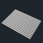 Modern Grey Grey White Geometric Patterns Custom Doormat<br><div class="desc">Designed with elegant & unique grey patterns in white background. You may change the colours as you wish!</div>