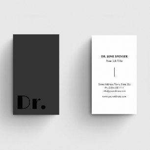Modern Grey Medical Doctor Physician Healthcare  Business Card