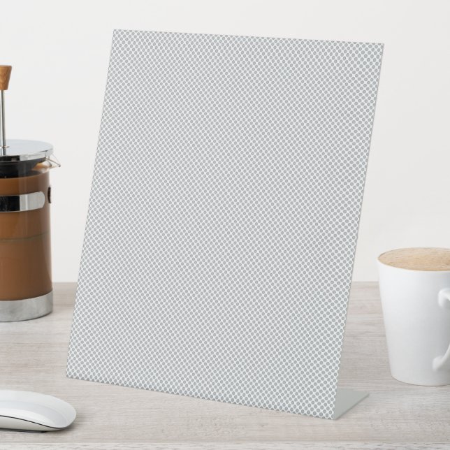 Modern Grey Polka Dot Event Sign Background (In SItu)
