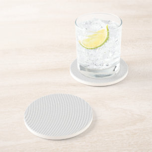 Modern Grey Polka Dot Event Sign Background Coaster