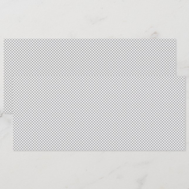 Modern Grey Polka Dot Event Sign Background Invitation (Front/Back)