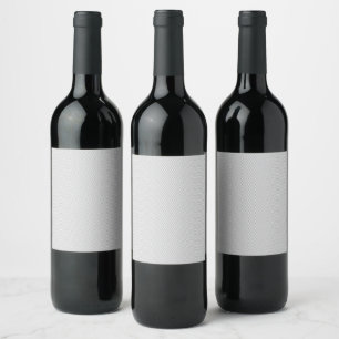 Modern Grey Polka Dot Event Sign Background Wine Label