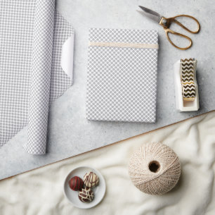 Modern Grey Polka Dot Event Sign Background Wrapping Paper