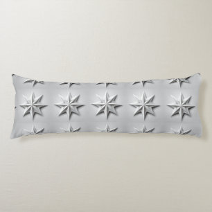 Modern Grey Star Body Cushion