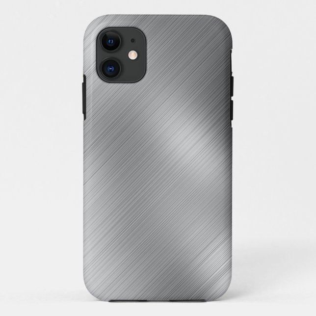 Modern Grey Texture Template Case-Mate iPhone Case (Back)