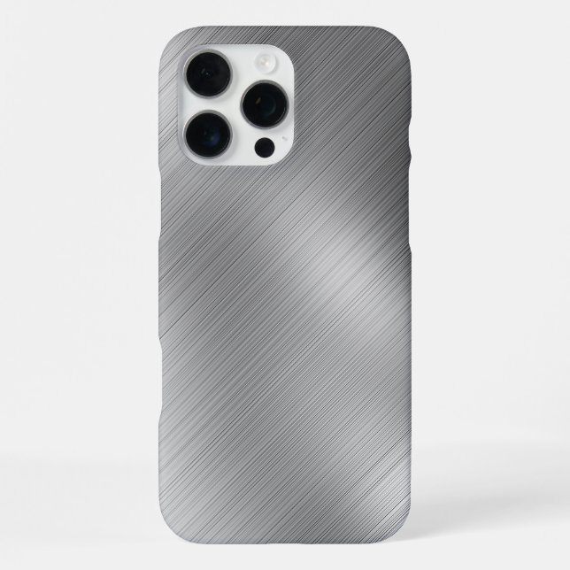 Modern Grey Texture Template iPhone Case (Back)