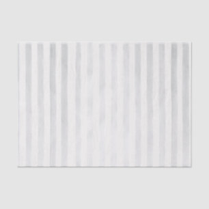 Modern Grey Watercolor Stripes Bohemian Wedding Tissue Paper