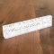 Modern Grey White Marble Personalised Name 