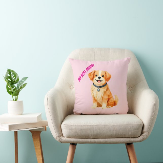 Modern Grooming Dog Personalized Collection Cushion (Chair)