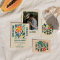 Modern Groovy Floral Colourful Retro Bold Wedding