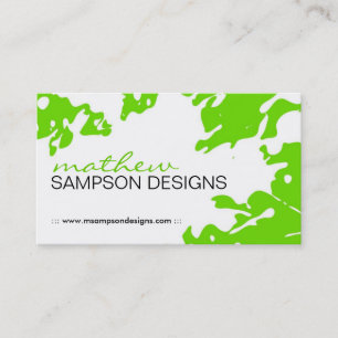 Modern Grunge Business Card