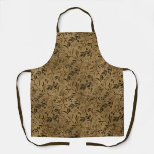 Modern Grunge Leaf Pattern - Apron