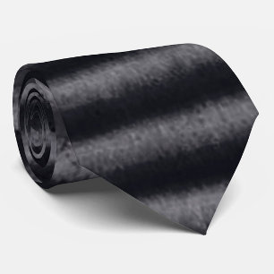 Modern Grunge Stripes Charcoal Black Tie