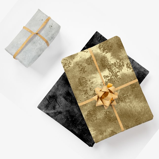 Modern Grunge Trio Wrapping Paper Sheet (Creator Uploaded)