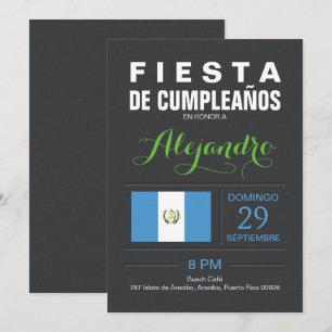 Modern: Guatemala Party Invitation