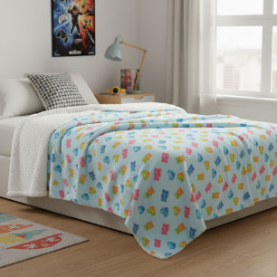 Modern Gummy Bear Pattern Blanket - For Kids Cute 
