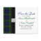 Modern Gunn Tartan Wedding Save the Date