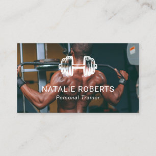 Modern Gym / Personal Trainer Business Card 