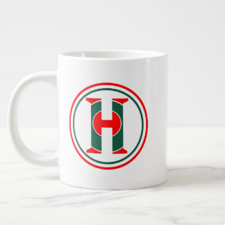 Modern H Letter Logo  Large Coffee Mug