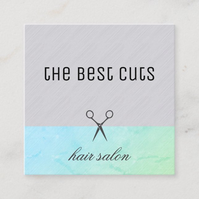 Modern Hair Stylist Appointment Card (Front)