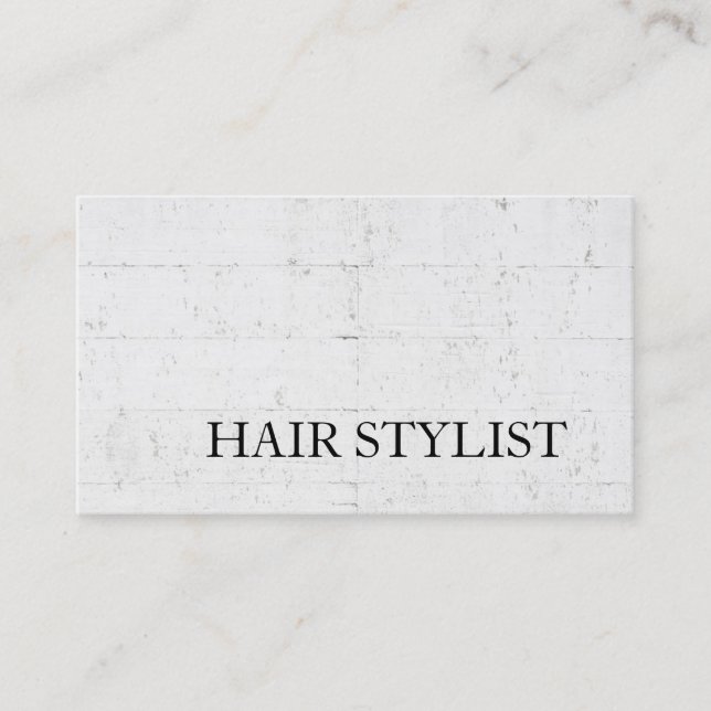 Modern Hair Stylist Wall Design Professional Business Card (Front)
