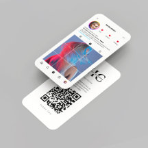 Modern Hairstylist Hair Beauty Salon Instagram QR