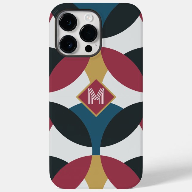 Modern Half Moons Case-Mate iPhone Case (Back)