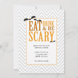 Modern Halloween Party Invitation
