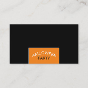 Modern Halloween Party Invitation