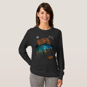 Modern Halloween Scary People T-Shirt
